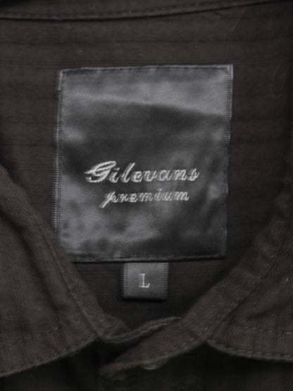 Gilevans/シャツ/ブラウス/トップス/ブラック/L