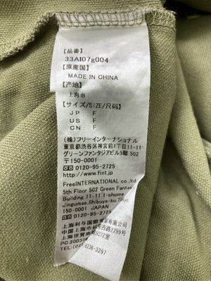 Fint/フィント/Tシャツ/カットソー/トップス/カーキ/F