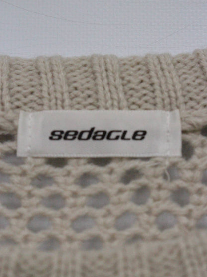 SEDAGLE/ニット/セーター/トップス/ベージュ/M