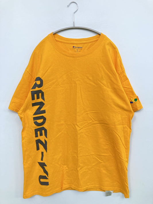 Champion/チャンピオン/Tシャツ/カットソー/トップス/イエロー/XL