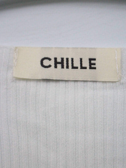 CHILLE/Tシャツ/カットソー/トップス/ホワイト/F