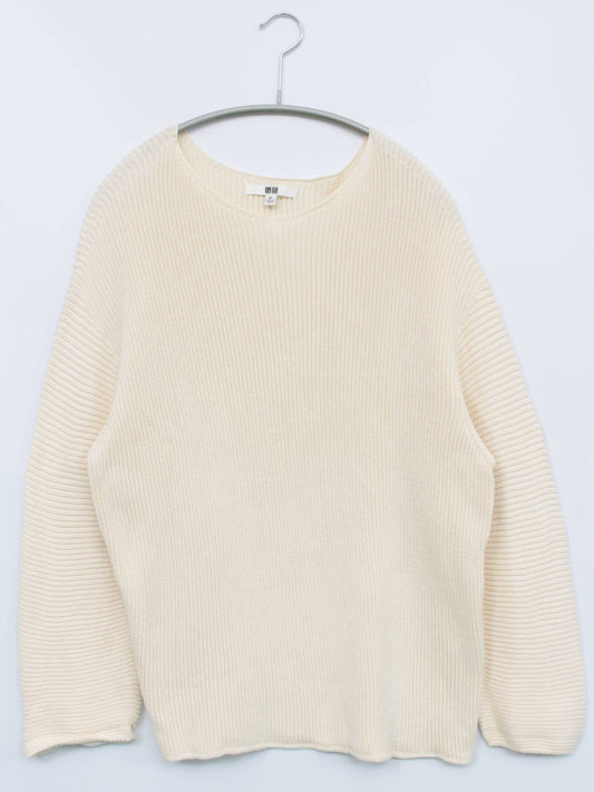 UNIQLO/ユニクロ/ニット/セーター/トップス/ホワイト/XL