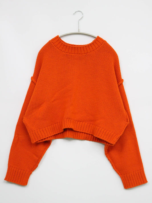 Lian/リアン/ニット/セーター/トップス/オレンジ/F