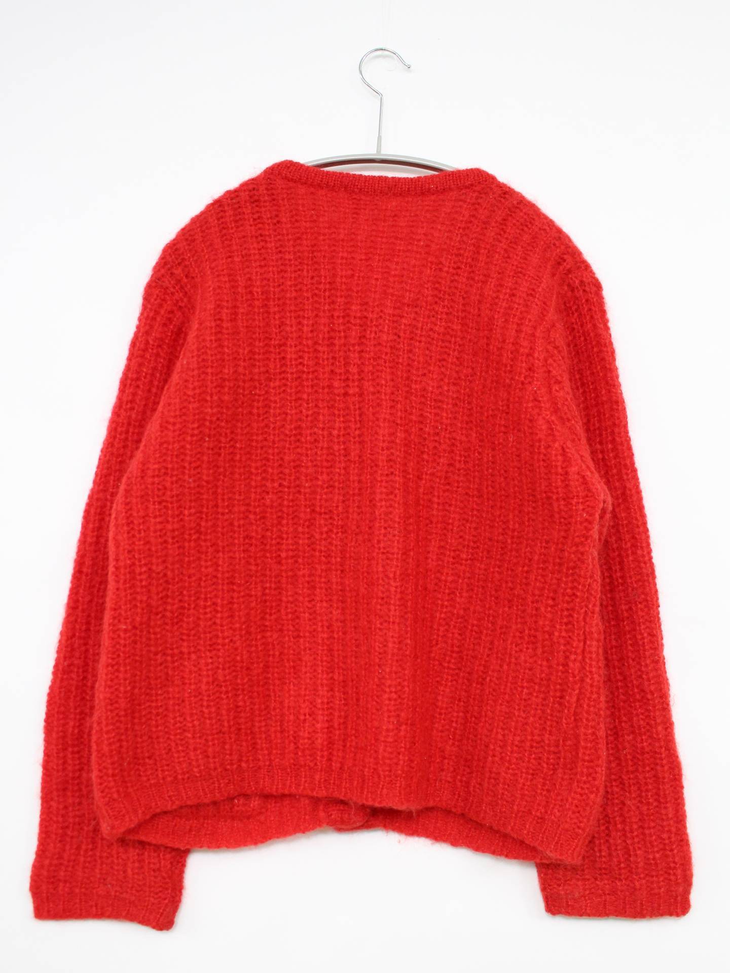 カーディガン/ボレロ/トップス/レッド/M