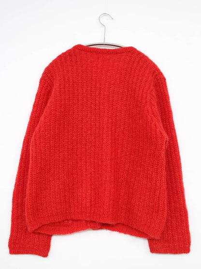 カーディガン/ボレロ/トップス/レッド/M