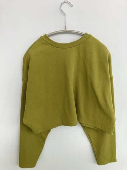 カーディガン/ボレロ/トップス/ライトグリーン/M