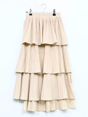 ロングスカート/スカート/ベージュ