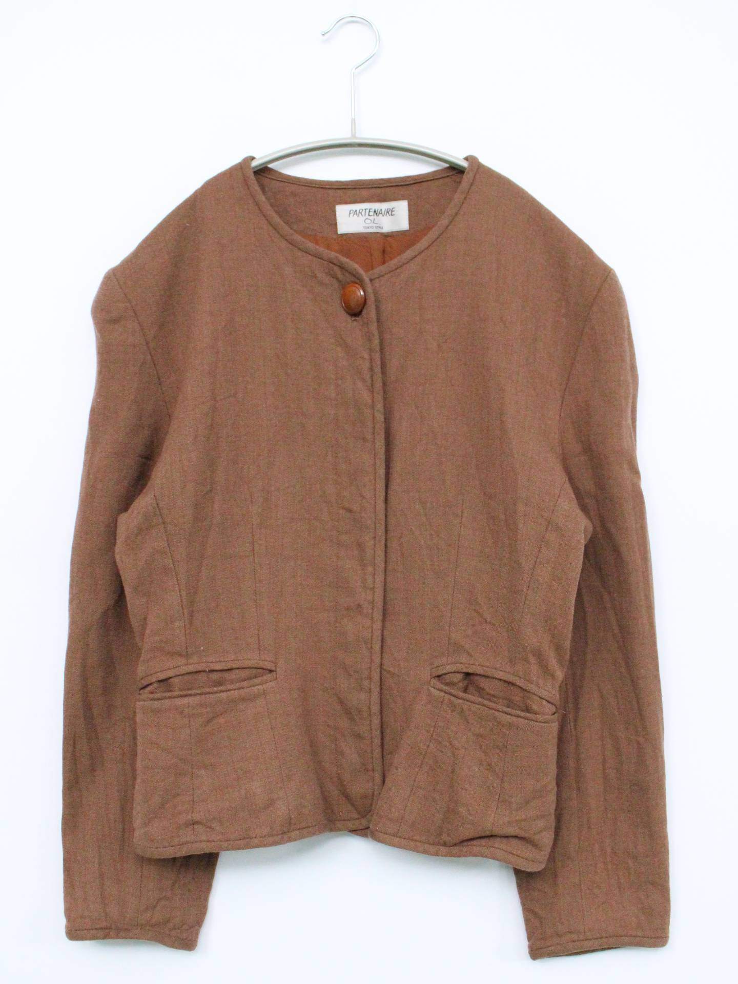 カーディガン/ボレロ/トップス/ブラウン