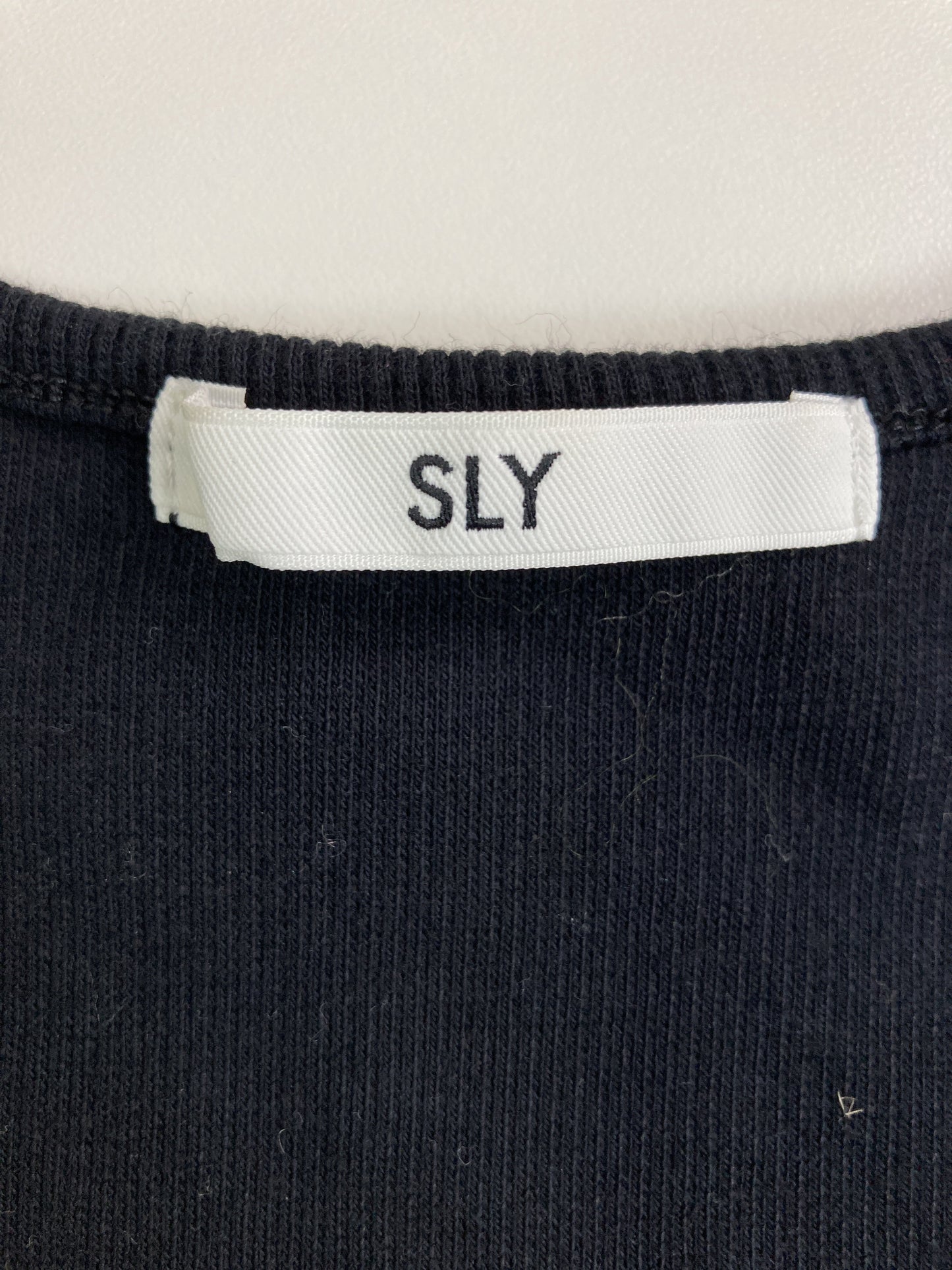 SLY/スライ/Tシャツ/カットソー/トップス/ブラック/1