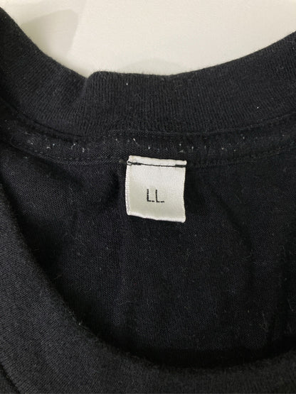 Tシャツ/カットソー/トップス/ブラック/LL