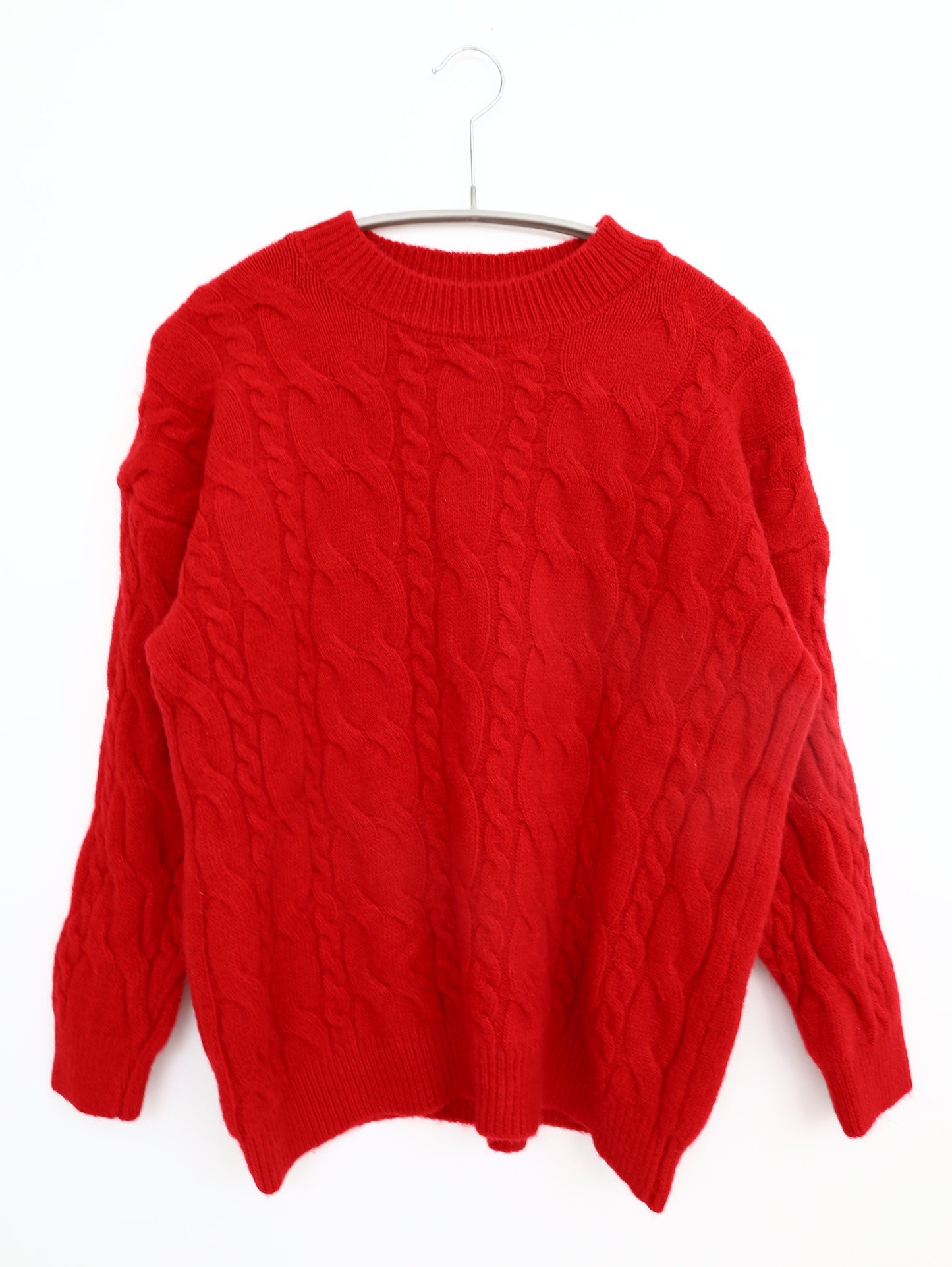 ニット/セーター/トップス/レッド