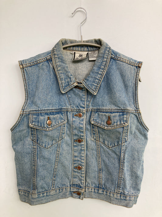 Bin Blais/ベスト/トップス/スカイブルー/L