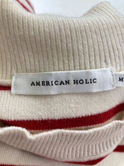 AMERICAN HOLIC/アメリカンホリック/ニット/セーター/トップス/レッド/M