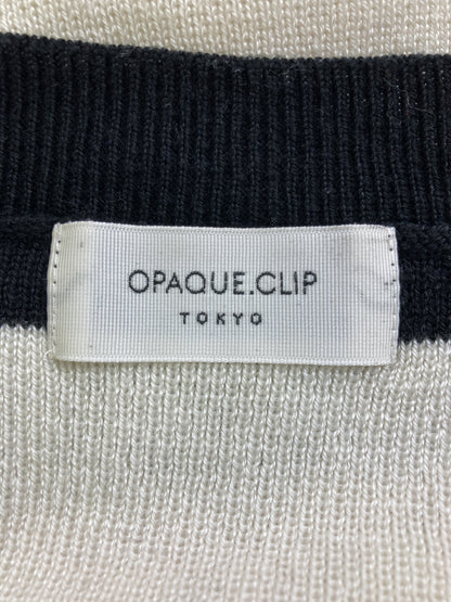 OPAQUE.CLIP/オペークドットクリップ/ニット/セーター/トップス/ブラック/38/M