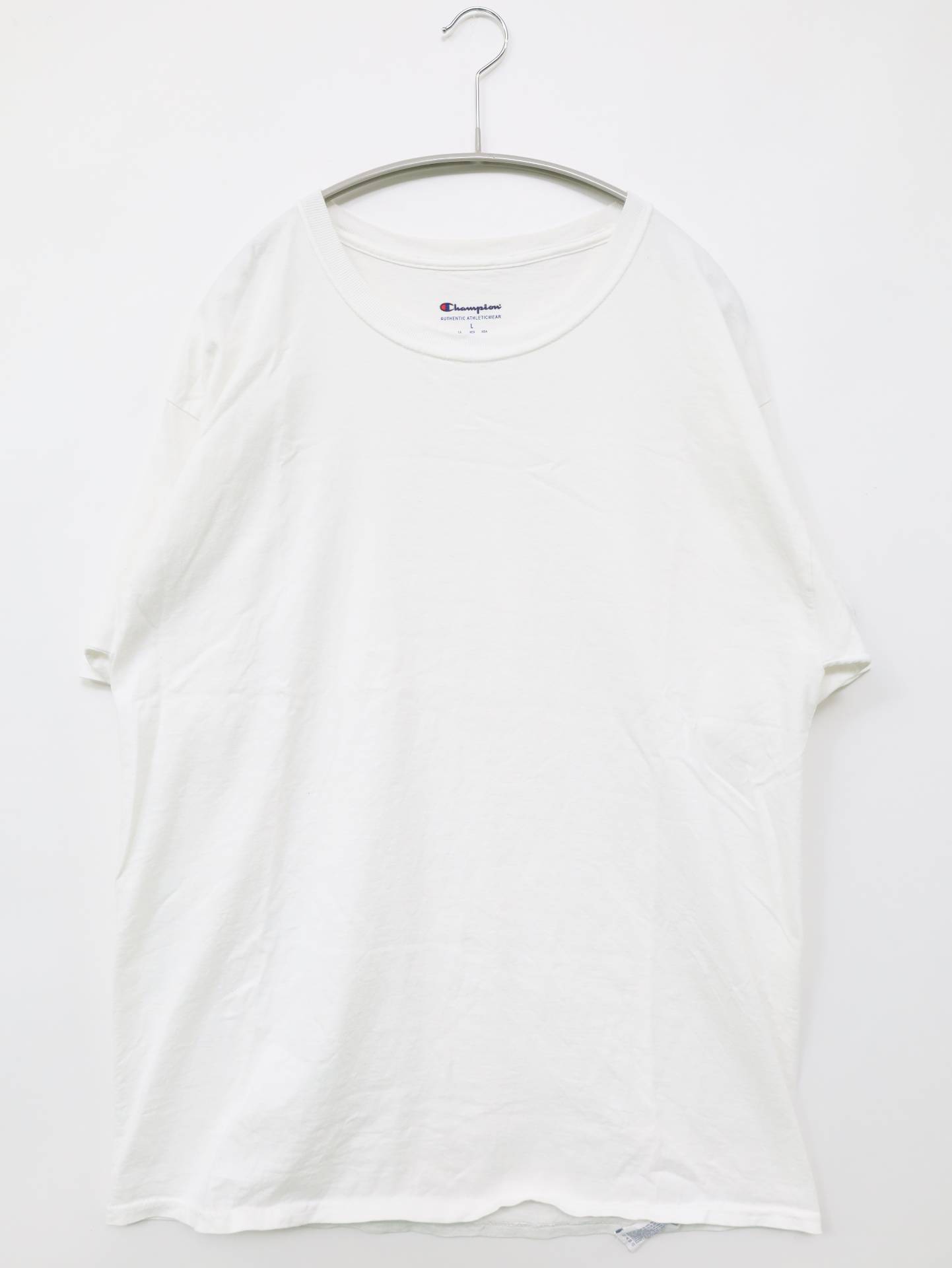 Champion/Tシャツ/カットソー/トップス/ホワイト/L
