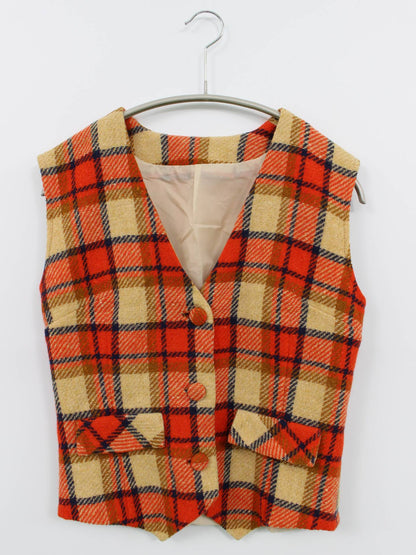 ベスト/トップス/レッド