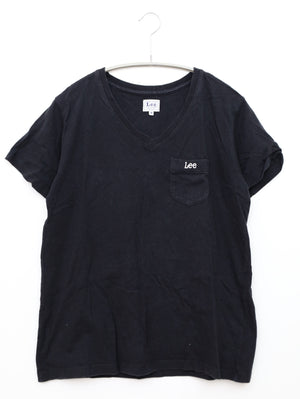 Lee/リー/Tシャツ/カットソー/トップス/ブラック