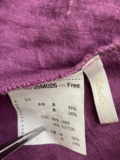 URBAN RESEARCH/アーバンリサーチ/シャツワンピース/ワンピース/ドレス/パープル/Free