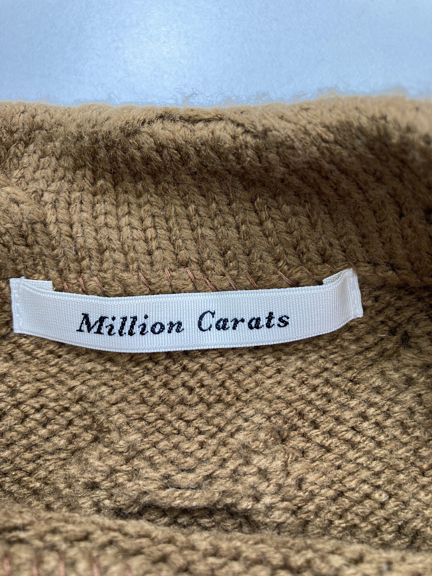 MIllion Carats/ニット/セーター/トップス/ブラウン/F