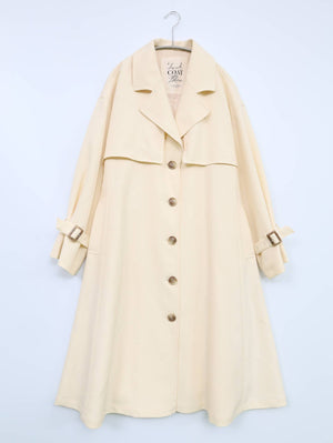 Trench COAT Beau/トレンチコート/ジャケット/アウター/アイボリー/S