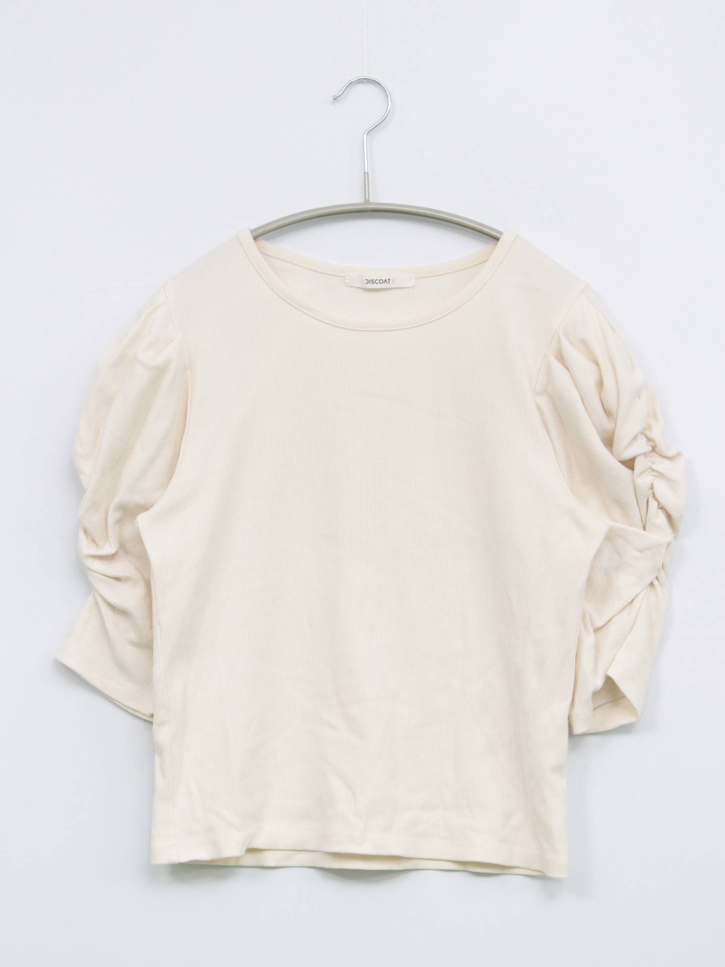 Discoat/ディスコート/Tシャツ/カットソー/トップス/アイボリー/F
