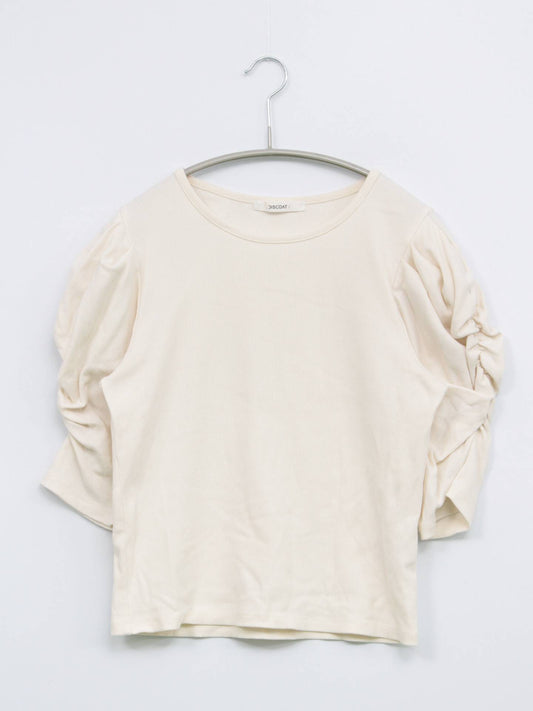 Discoat/ディスコート/Tシャツ/カットソー/トップス/アイボリー/F
