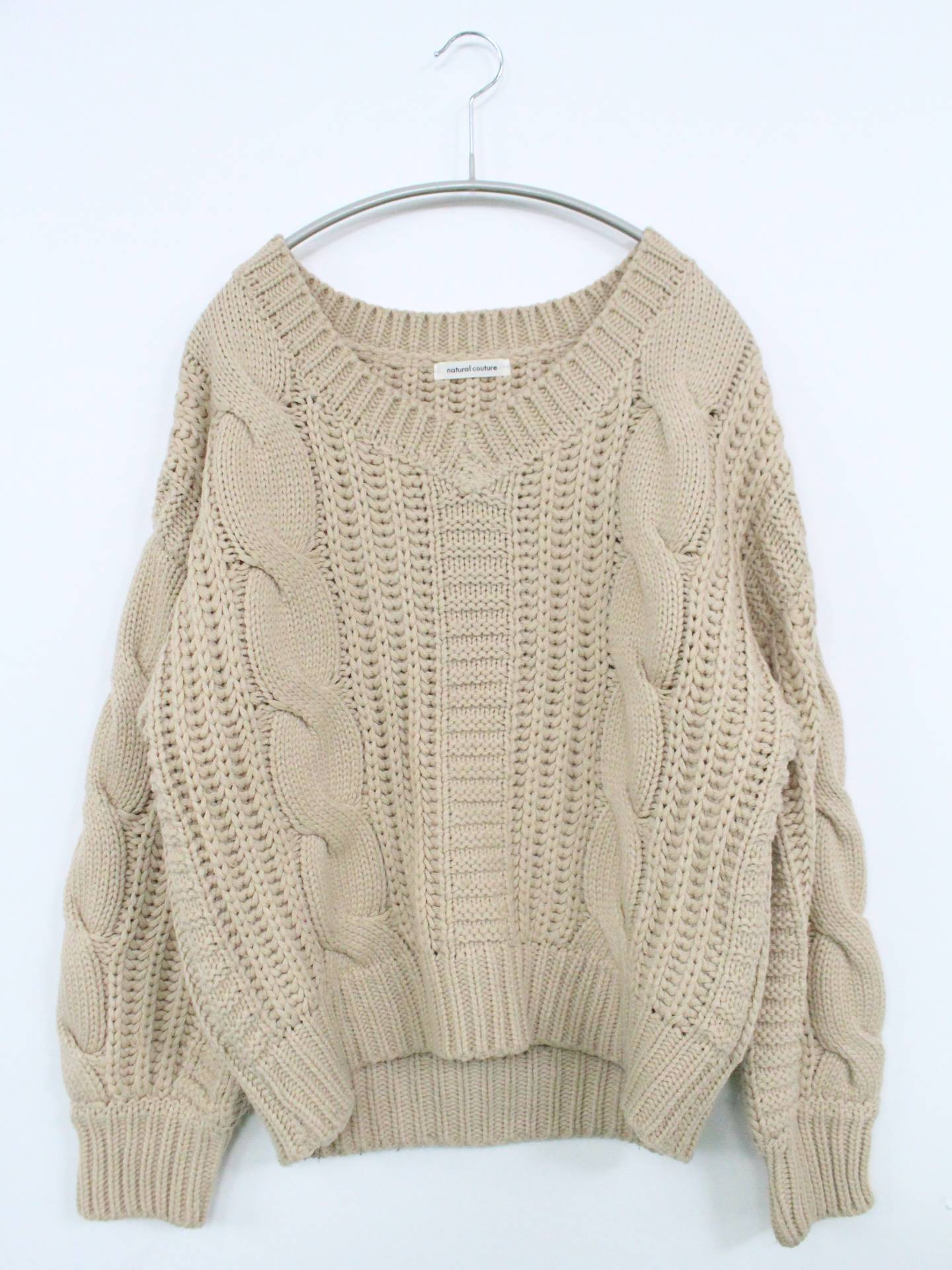 natural couture/ナチュラルクチュール/ニット/セーター/トップス/ベージュ/F