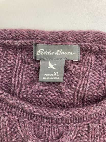 Eddie Bauer/エディーバウアー/ニット/セーター/トップス/パープル/XL