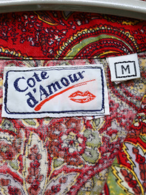 Cote d`Amour/シャツ/ブラウス/トップス/レッド/M