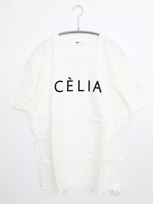 CÈLIA/Tシャツ/カットソー/トップス/ホワイト/XL