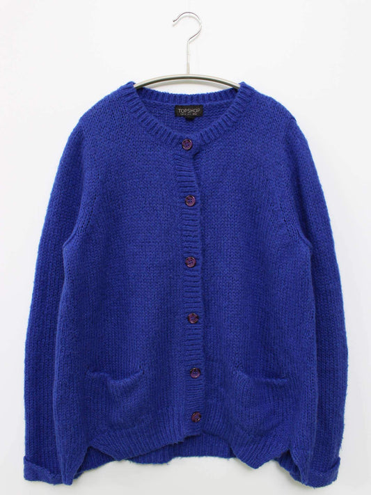 TOPSHOP/カーディガン/ボレロ/トップス/ブルー/EUR36/US4/UK8
