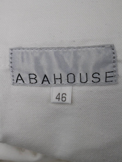 ABAHOUSE/スラックス/パンツ/ホワイト/46