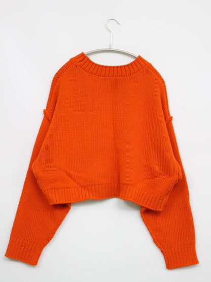 Lian/リアン/ニット/セーター/トップス/オレンジ/F