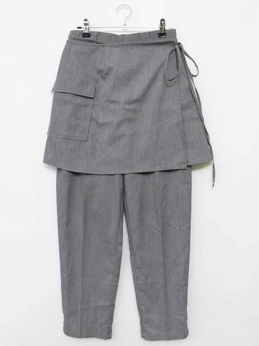 スラックス/パンツ/グレー/F