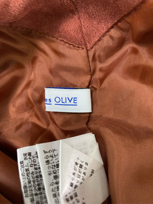 OLIVE des OLIVE/オリーブデオリーブ/ジャンパースカート/ワンピース/ドレス/オレンジ/F