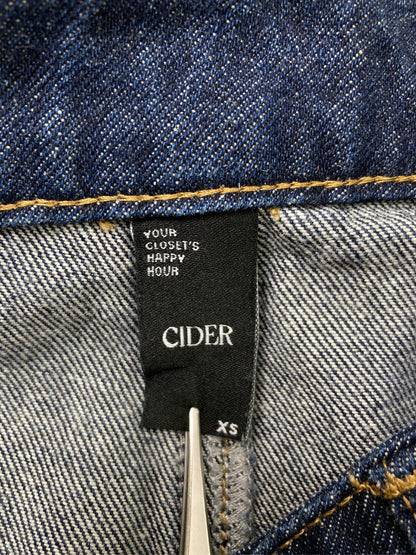 CIDER/サイダー/デニムスカート/スカート/ネイビー/XS
