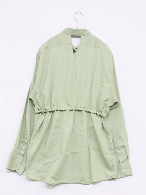 SATEEN/シャツ/ブラウス/トップス/カーキ