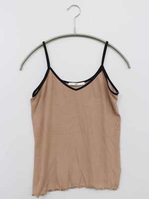 SLY/スライ/キャミソール/トップス/ベージュ/FREE