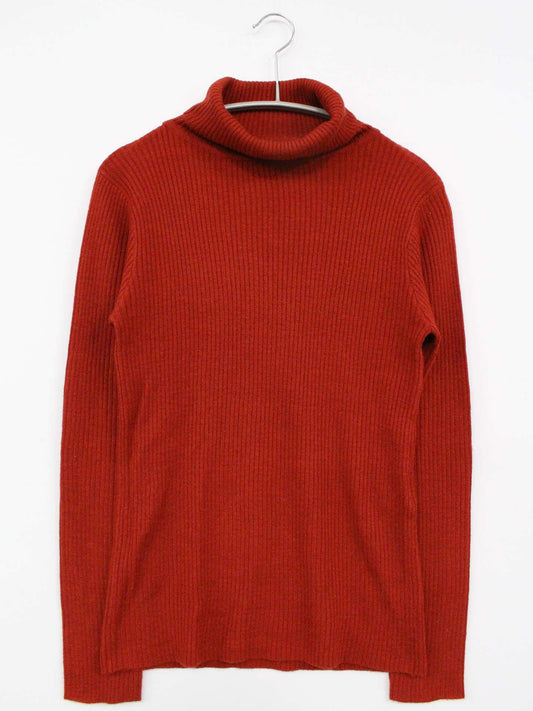 Samansa Mos2 blue/ニット/セーター/トップス/レッド/M