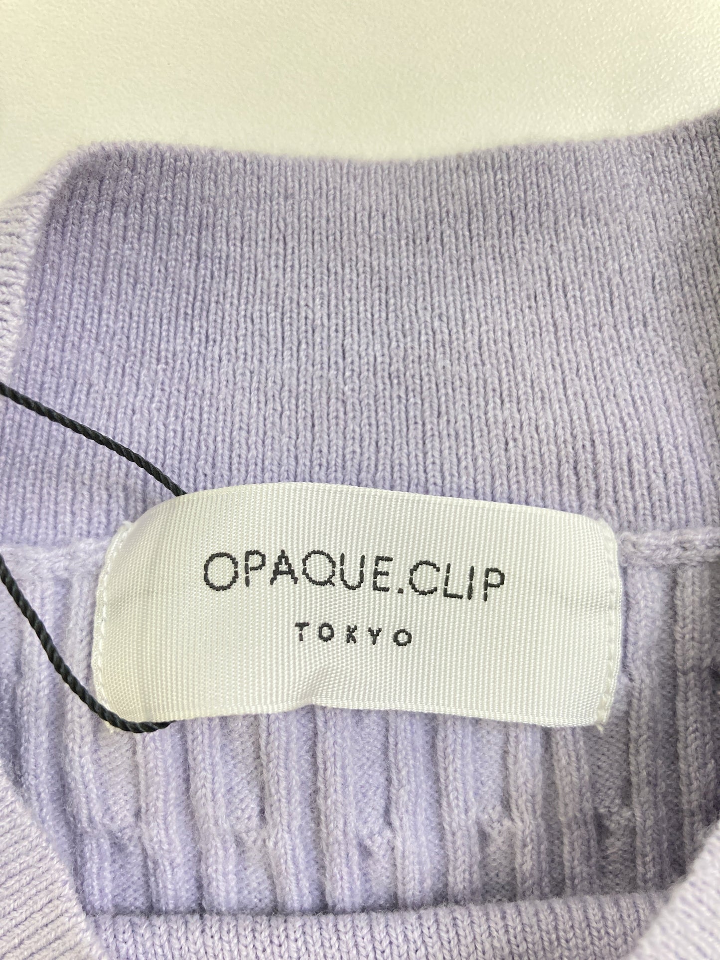 OPAQUE.CLIP/オペークドットクリップ/ニット/セーター/トップス/パープル/38/M