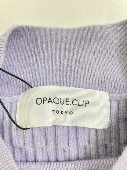 OPAQUE.CLIP/オペークドットクリップ/ニット/セーター/トップス/パープル/38/M