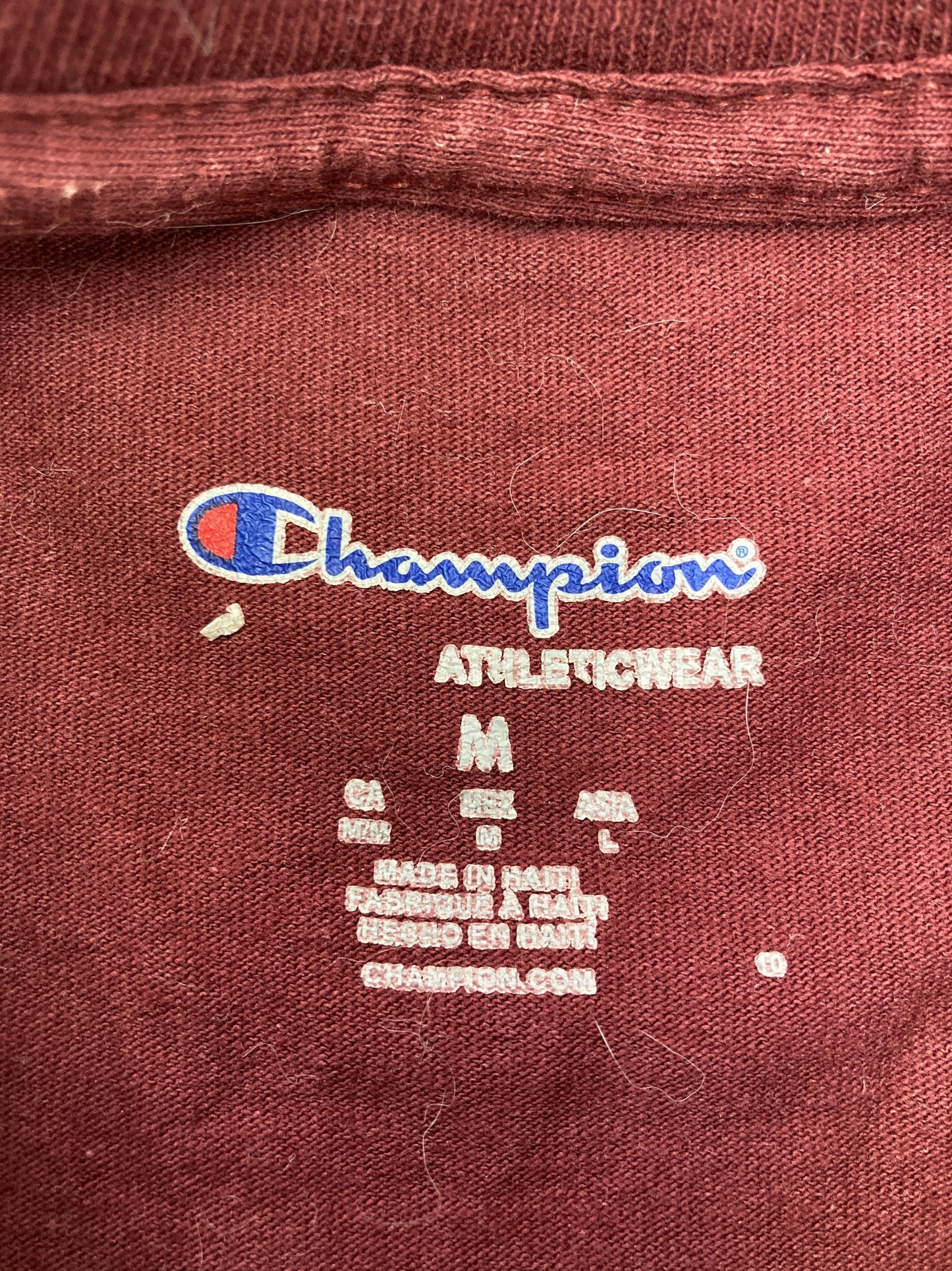 Champion/チャンピオン/Tシャツ/カットソー/トップス/レッド/M