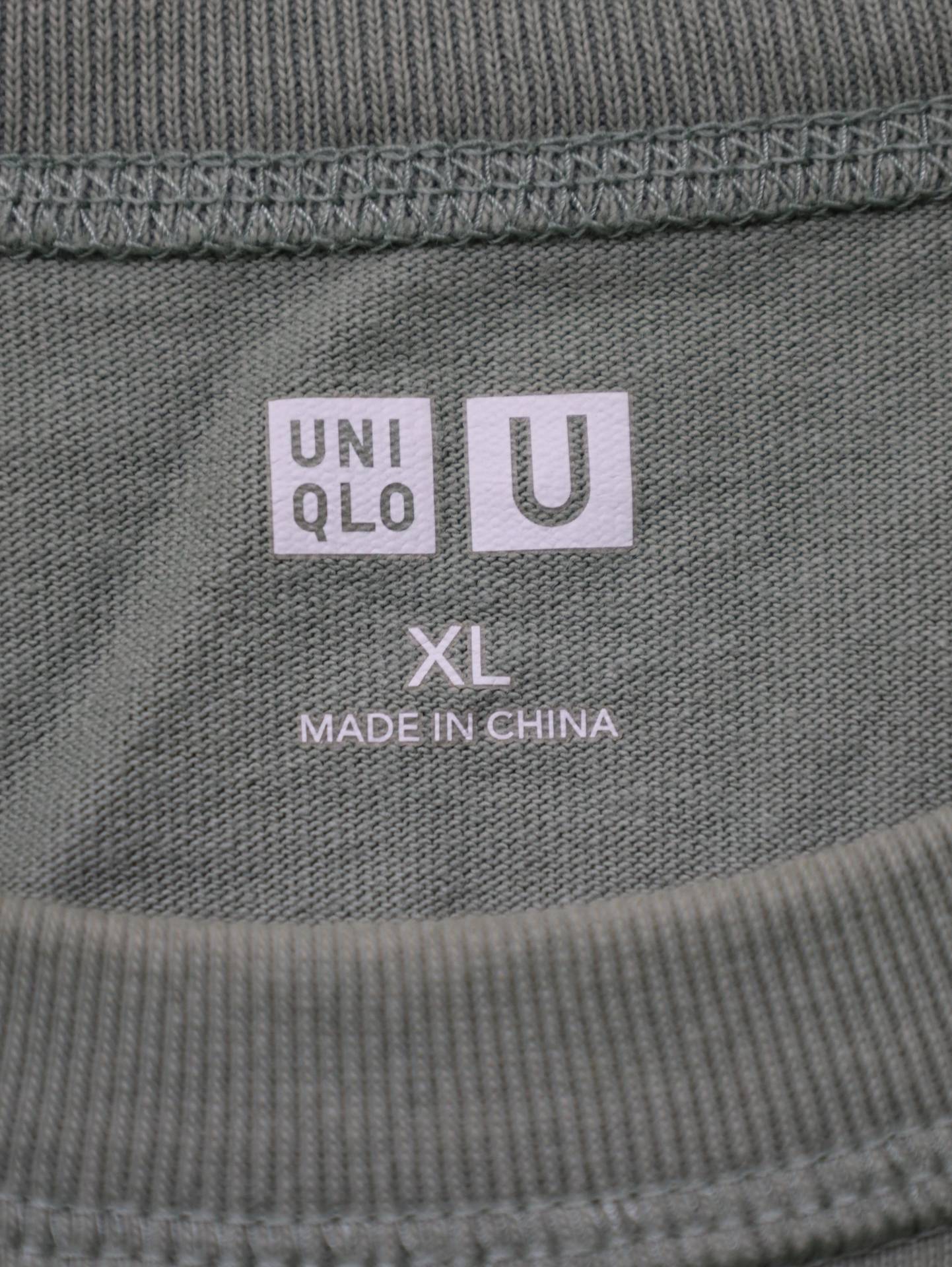 UNIQLO/ユニクロ/Tシャツ/カットソー/トップス/ライトグリーン/XL
