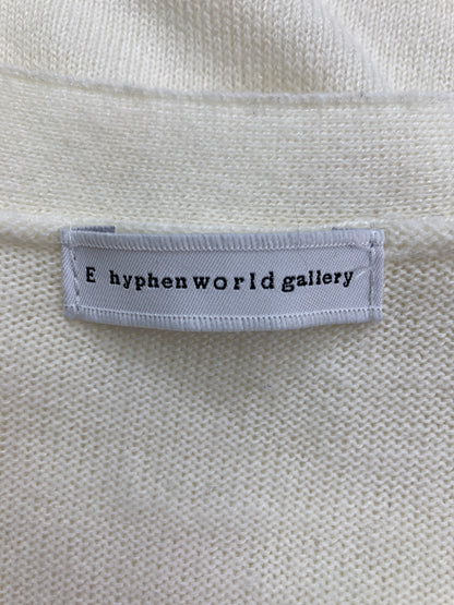 E hyphen world gallery/イーハイフンワールドギャラリー/カーディガン/ボレロ/トップス/ホワイト/F