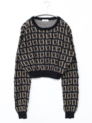 LAGUA  GEM/ラグアジェム/ニット/セーター/トップス/ブラック/FREE