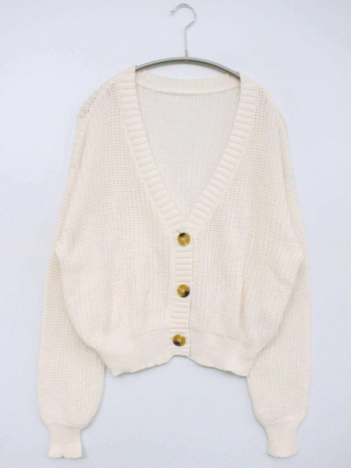 natural couture/ナチュラルクチュール/カーディガン/ボレロ/トップス/ホワイト/F