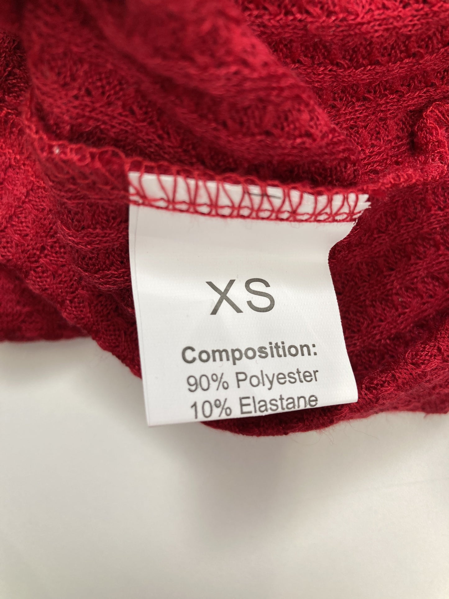 ニット/セーター/トップス/レッド/XS