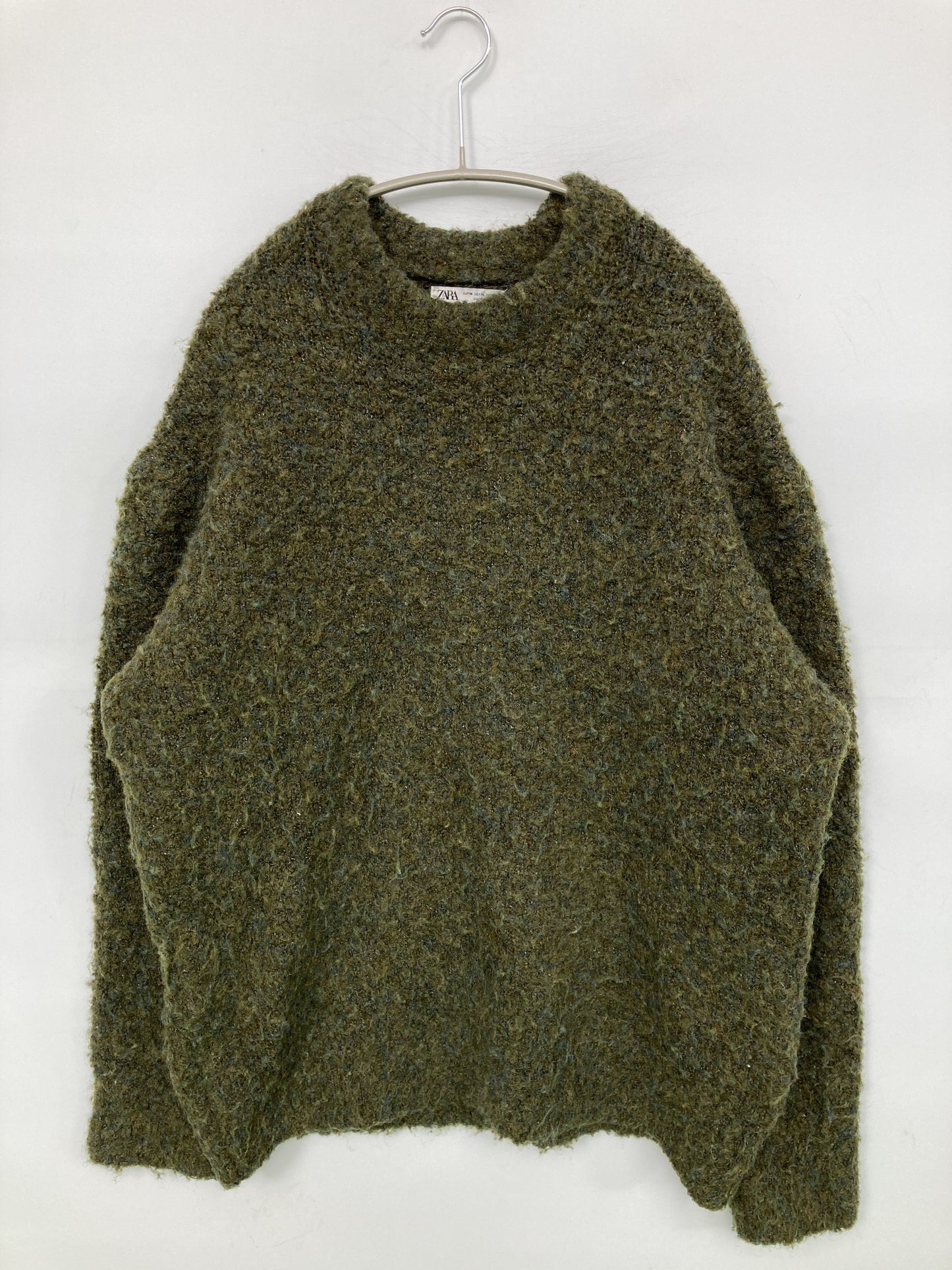 ZARA/ザラ/ニット/セーター/トップス/グリーン/M