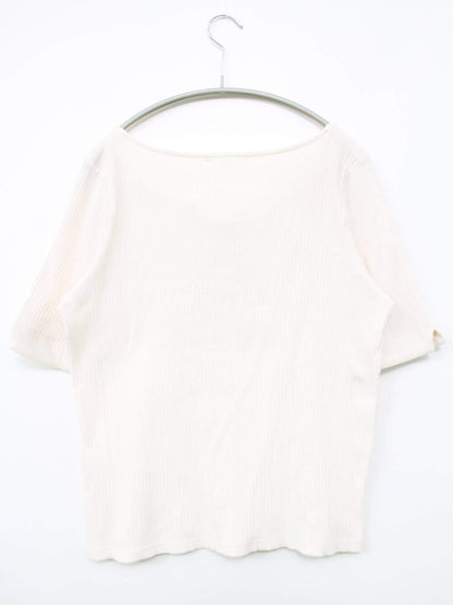 ofuon/Tシャツ/カットソー/トップス/ホワイト/40