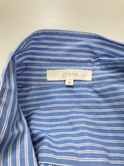 grove/グローブ/シャツワンピース/ワンピース/ドレス/ブルー/M